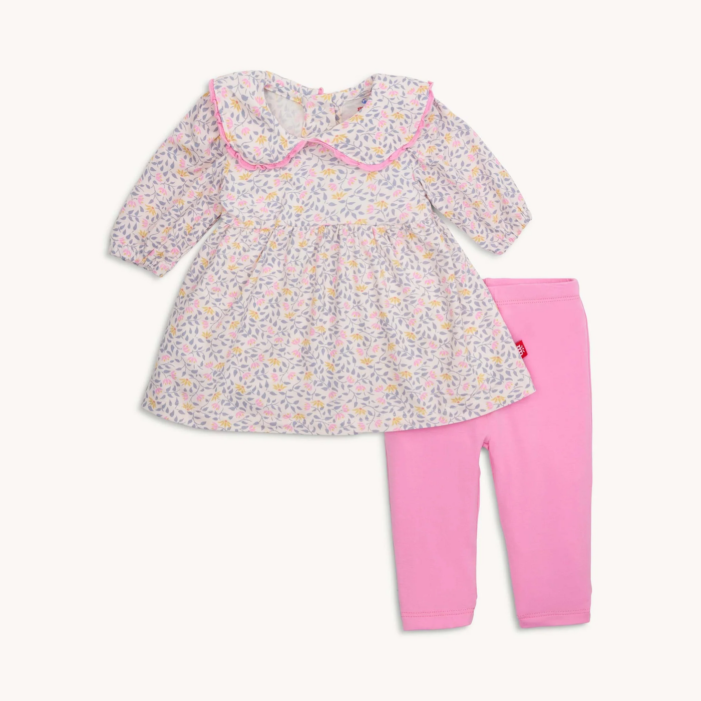 amelia modal magnetic little baby dress + legging set