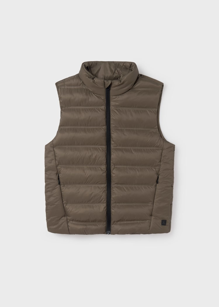 Puffer Vest - Bark