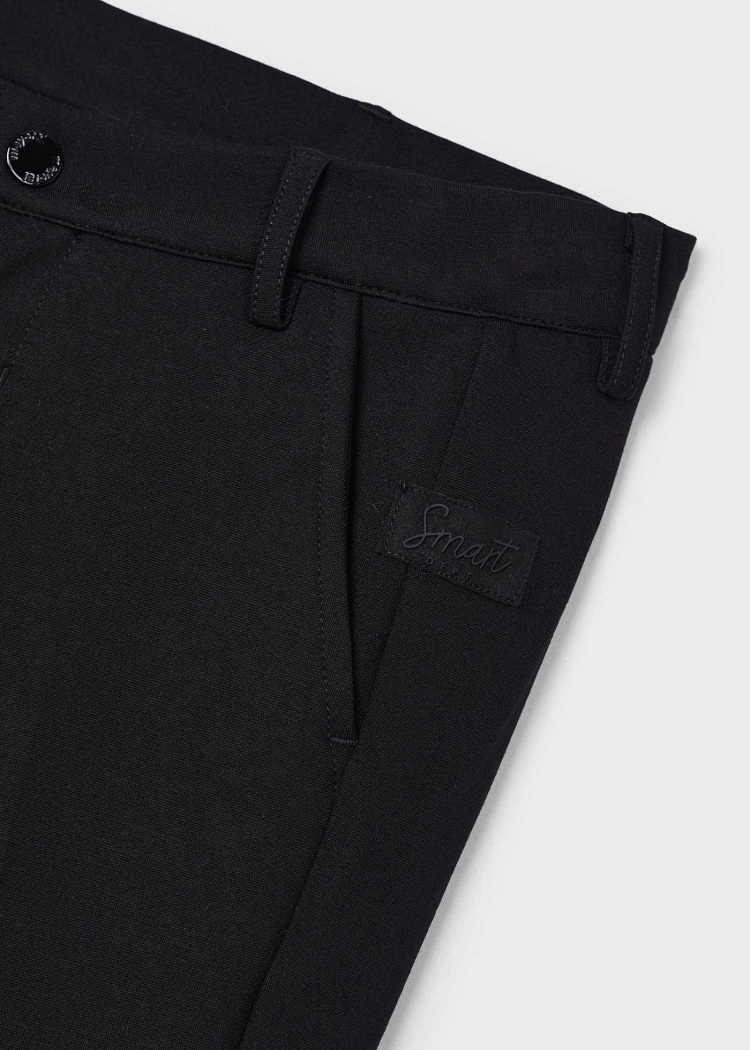 Boy Roma Stitch Pants - Black