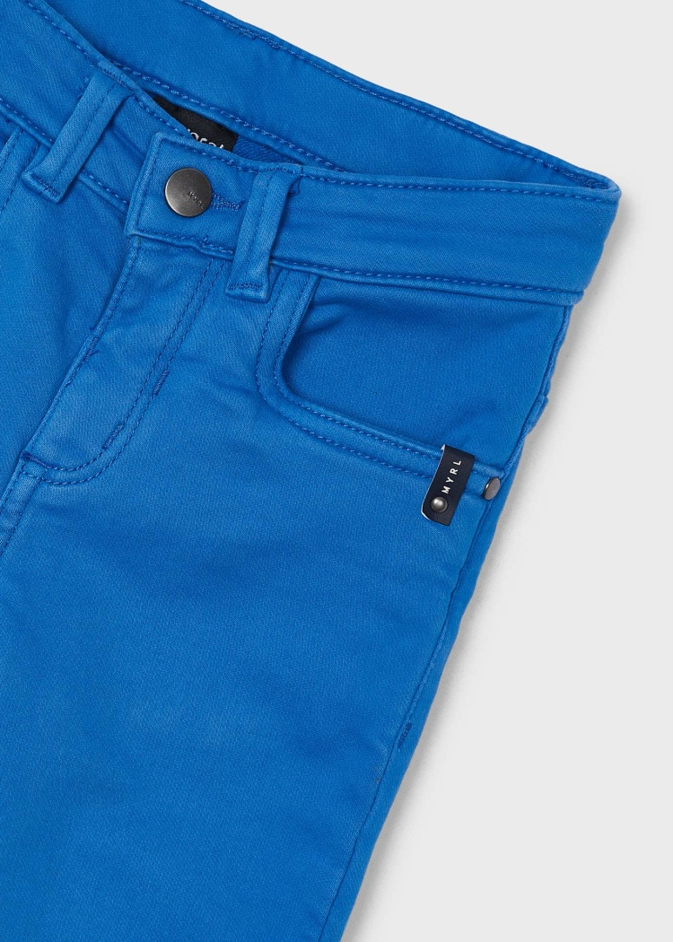 Slim Fit Pants - Dark Cerulean