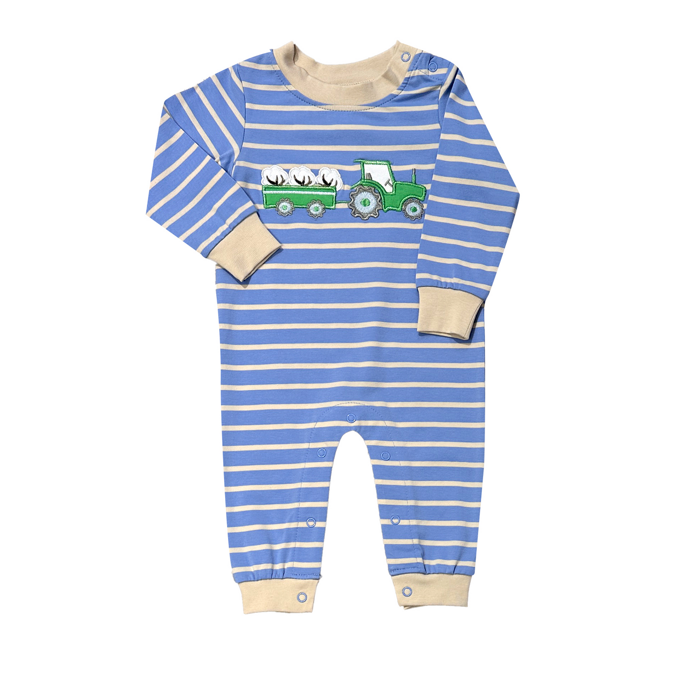 Cotton Tractor Romper