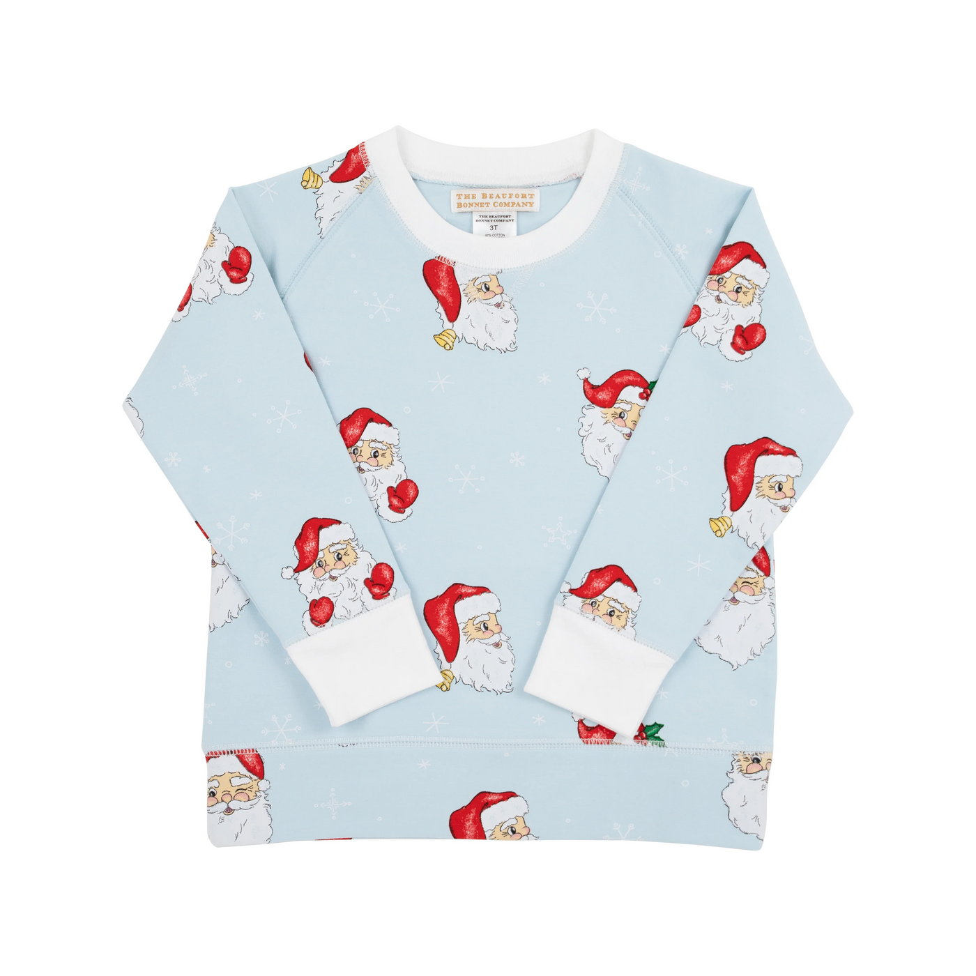 Cassidy Crewneck - Dear Santa in Buckhead Blue