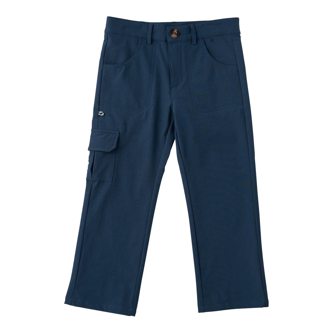 Boy's Original Angler Pant in Big Dipper Navy Blue