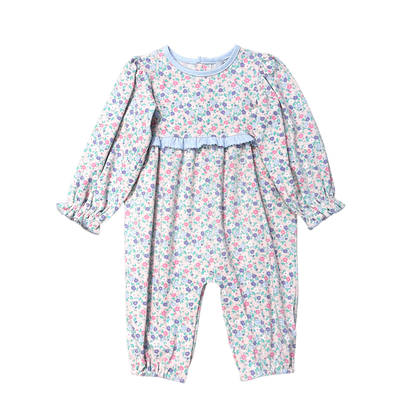 Ditsy Floral Girl's Romper