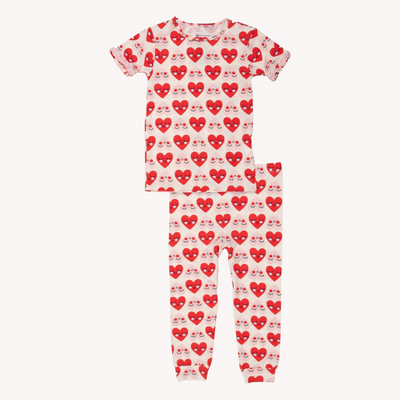 lookin' so crazy in love modal magnetic no drama pajama kids short sleeve set