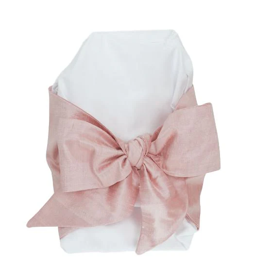 Bow Swaddle ® Southern Blush Silk