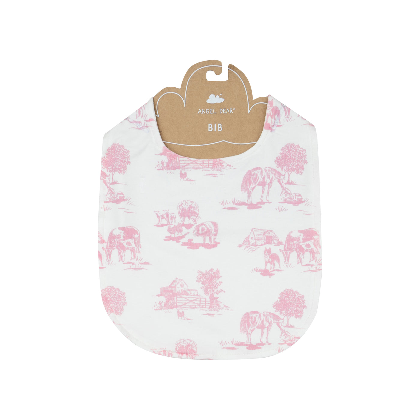 Farm Toile Feeding Bib