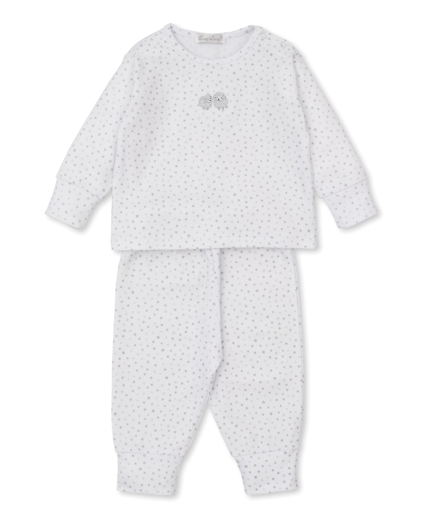 Baa Baa Baby Sheet Pant Set - Silver