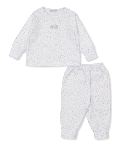 Baa Baa Baby Sheet Pant Set - Silver